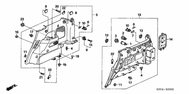 Side Lining for 2005 Honda Pilot #0