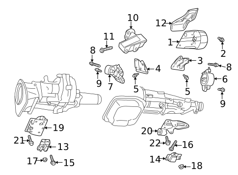 Engine & Trans Mounting for 2000 Dodge Durango #0