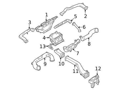Ducts for 2009 Mercury Mountaineer #0