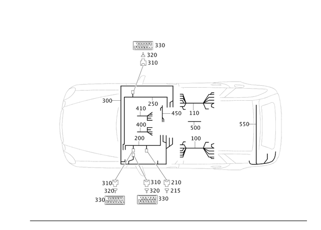 2118206804 - Electrical System: Wiring Harness for Mercedes-Benz: E320, E500, E55 AMG Image image
