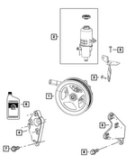 R8193091AC - Steering: Power Steering Pump, Remanufactured for Ram: 2500, 3500 Image