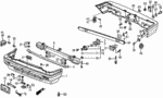 66871611000 - Interior/Bumper: NUT, CENTER PANEL for Honda Image