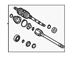 19183761 - Front Drive Axle: Axle for Pontiac: Vibe Image