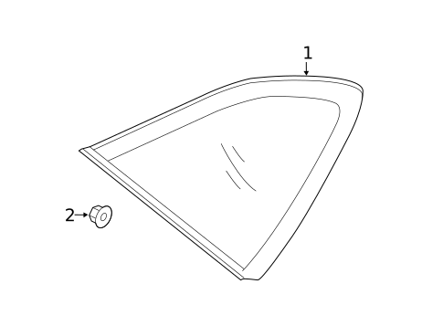 Glass & Hardware for 2021 Hyundai Kona #0