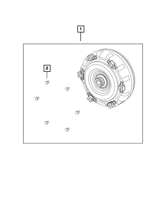 RL335601AB - AS66RC; 6-Speed; Automatic Transmission: Torque Converter Kit for Mopar Image