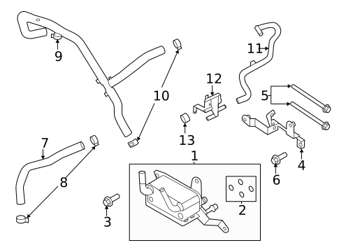 Hoses & Pipes for 2025 Ford Bronco #1