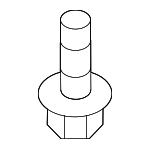 70216SZNA01 - Body: Track Assembly Screw for Acura: ZDX Image