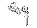 6905648030 - Body: Cylinder &amp; Keys for Toyota: Celica, Highlander Image