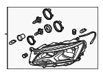 561941005F - Electrical: Headlamp Assembly for Volkswagen: Passat Image