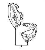 76205TVAA41 - Body: Mirror Housing for Honda: Accord Image