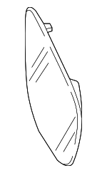 76253TVAA21 - Body: Mirror Glass for Honda: Accord Image