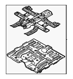 65100Q4000 - Body: Floor Pan Assembly for Kia: Niro EV Image