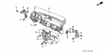 90128SA7000 - Interior/Bumper: BOLT-WASHER (6X25) for Acura Image