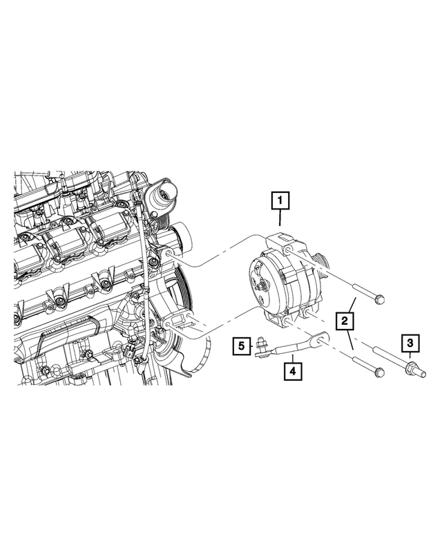 6509490AA - Electrical: Alternator Stud for Mopar Image image