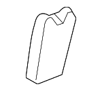 51477236253 - Body: Lower Trim Panel Lid for BMW: 535i GT, 535i GT xDrive, 550i GT, 550i GT xDrive Image