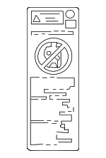 7459653011 - Body: Caution Label for Lexus: CT200h, ES300h, ES350, GS350, GS450h, GS460, GX460, IS F, IS200t, IS250, IS300, IS350, LS460, LS600h, RC F, RC200t, RC300, RC350, RX350, RX450h Image