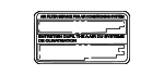 875290E010 - Body: Info Label for Lexus Image