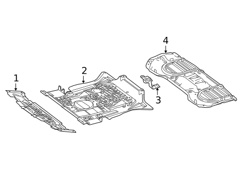 Splash Shields for 2014 Mercedes-Benz ML63 AMG #0