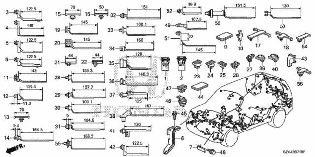 Harness Band - Bracket for 2013 Honda Pilot #0