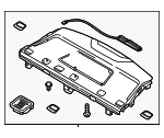 85610C1140TRY - Body: Pkg Tray Trim for Hyundai Image