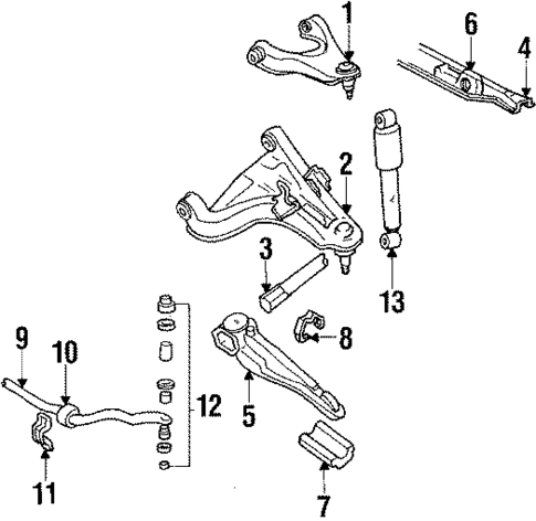 Front Suspension for 1985 Oldsmobile Toronado #0