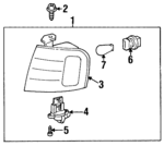 81517AC030 - : 1998-1999 Toyota Avalon - Side Marker Lamp for Toyota: Avalon Image