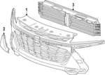 42862301 - : Grille Assembly for Chevrolet: Trax Image