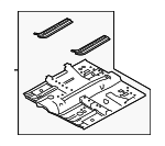 5251C643 - Body: Front Floor Pan for Mitsubishi Image