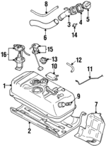8910166A11 - : Fuel Tank for Suzuki Image