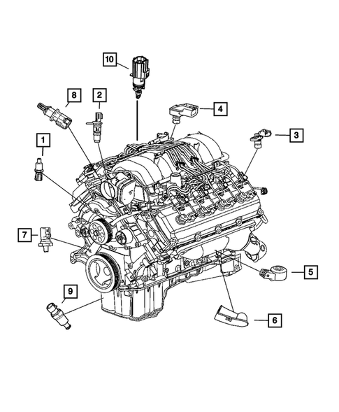 Sensors for 2009 Dodge Charger #0