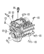 68060339AA - Electrical: Coolant Temperature Sensor for Mopar Image