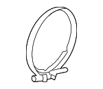 18328612537 - Engine: Turbocharger Clamp for BMW: 340i, 340i GT xDrive, 340i xDrive, 440i, 440i Gran Coupe, 440i xDrive, 440i xDrive Gran Coupe, 540i, 540i xDrive, 640i xDrive Gran Turismo, 740i, 740i xDrive, 745e xDrive, 840i, 840i Gran Coupe, 840i xDrive, 840i xDrive Gran Coupe, M2, M240i, M240i xDrive, M340i, M340i xDrive, M440i, M440i Gran Coupe, M440i xDrive, M440i xDrive Gran Coupe, X3, X4, X5, X6, X7, Z4 Image