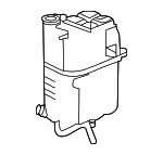 86771839 - Cooling System: Recovery Tank for Chevrolet: Silverado 2500 HD, Silverado 3500 HD | GMC: Sierra 2500 HD, Sierra 3500 HD Image