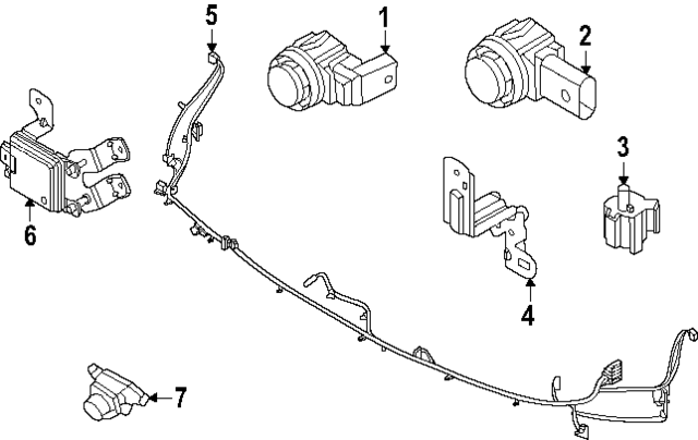 99250L2500 - : Front Camera for Kia Image