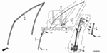 90115SFE004 - Body/Air Conditioning: BOLT, FLANGE (6X12) for Honda Image