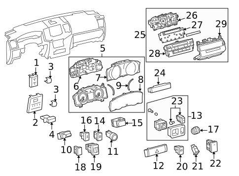 Controls for 2015 Toyota Land Cruiser #0