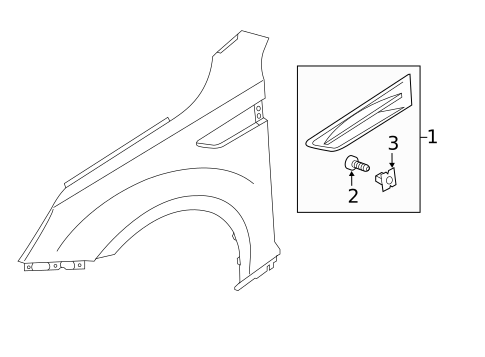 Exterior Trim - Fender for 2012 Kia Optima #0