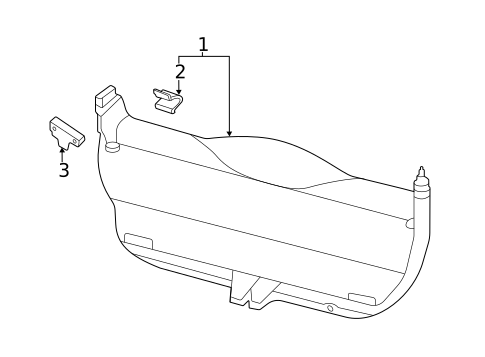 Interior Trim - Trunk for 2023 Porsche Taycan #0