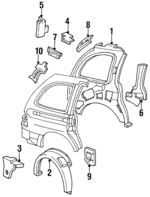 F78Z1627864BA - Body: Inner Panel for Ford: Windstar Image