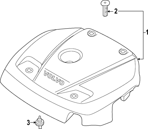 Engine Appearance Cover for 2023 Volvo S90 #1
