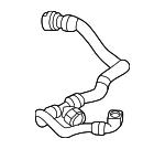 Engine Coolant Reservoir Hose