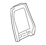 22804416 - Body: Seat Back Frame for Cadillac: Escalade, Escalade ESV, Escalade EXT | Chevrolet: Avalanche, Silverado 1500, Silverado 2500 HD, Silverado 3500 HD, Suburban 1500, Suburban 2500, Tahoe | GMC: Sierra 1500, Sierra 2500 HD, Sierra 3500 HD, Yukon, Yukon XL 1500, Yukon XL 2500 | Hummer: H2 Image