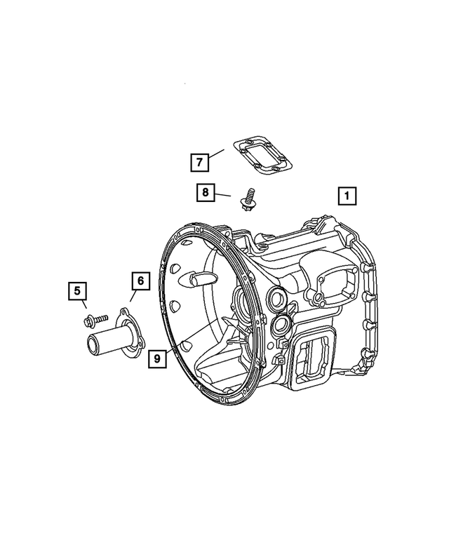 6104006AA - Mercedes Benz Manual Transmission 6 Speed: Bolt for Mopar Image