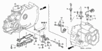 24412PR9000 - Transmission - Automatic: LEVER, CONTROL for Acura Image
