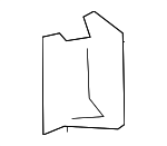 3A5864541A - Body: Lower Trim Panel Clamp for Audi: A3, A3 Quattro, A3 Sportback e-tron, A4 allroad, e-tron Quattro, e-tron S, Q4 e-tron, Q4 e-tron Sportback, Q6 e-tron, Q8 e-tron, S3, SQ6 e-tron, SQ8 e-tron, TT Quattro, TT RS Quattro, TTS Quattro Image