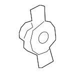 4L0867468B9B9 - Body: Lower Trim Panel Lock Plate for Audi: A4 allroad, e-tron Quattro, e-tron S, Q3, Q5, Q5 PHEV, Q5 Sportback, Q7, Q8 e-tron, SQ5, SQ5 Sportback, SQ7, SQ8 e-tron Image