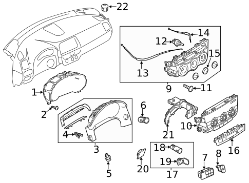 Instrument Panel for 2014 Mazda CX-5 #1