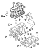 68133297AA - : Hex Flange Head Bolt for Mopar Image