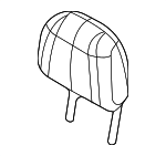 BHN9881G802 - Body: Headrest Guide for Mazda: 3, CX-3, CX-30, CX-50, CX-9, MX-30 EV Image