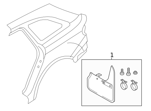 Exterior Trim - Quarter Panel for 2012 Audi A4 Quattro #0